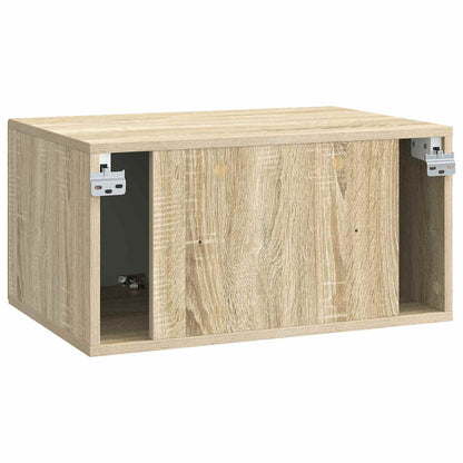 vidaXL Wall-Mounted TV Cabinet Sonoma Oak 59.5 x 41 x 30 cm