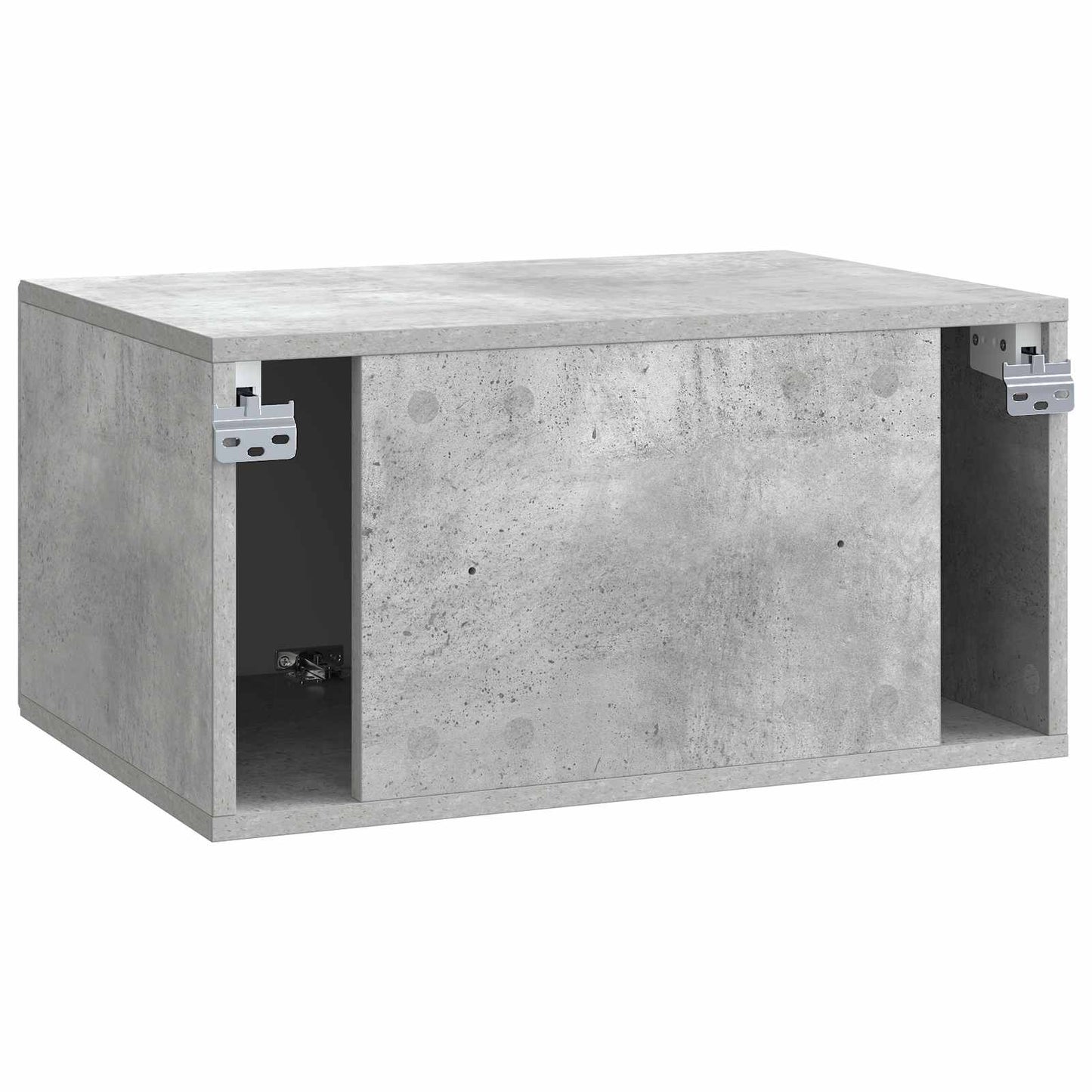 vidaXL Wall-Mounted TV Cabinet Concrete Grey 59.5 x 41 x 30 cm