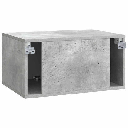 vidaXL Wall-Mounted TV Cabinet Concrete Grey 59.5 x 41 x 30 cm