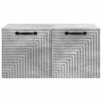 vidaXL Wall-Mounted TV Cabinet Concrete Grey 59.5 x 41 x 30 cm