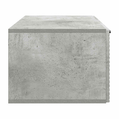 vidaXL Wall-Mounted TV Cabinet Concrete Grey 59.5 x 41 x 30 cm
