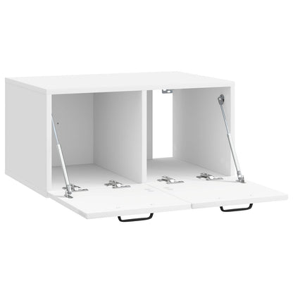 vidaXL Wall-Mounted TV Cabinet High Gloss White 59.5 x 41 x 30 cm