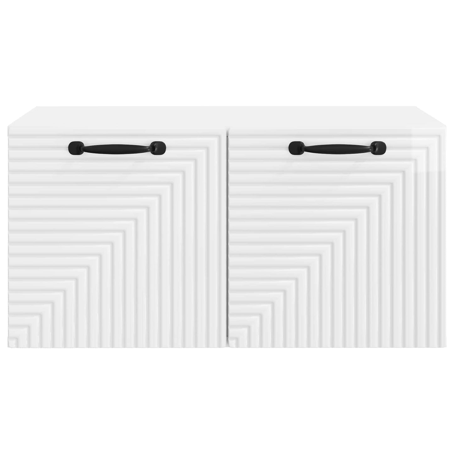 vidaXL Wall-Mounted TV Cabinet High Gloss White 59.5 x 41 x 30 cm
