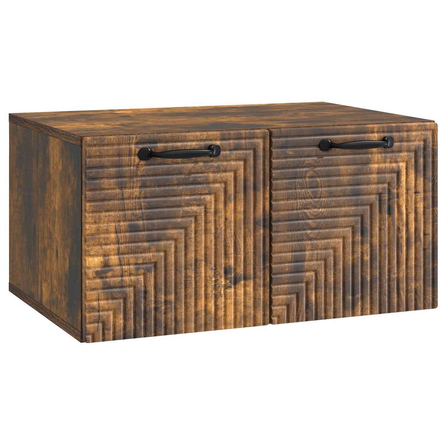 vidaXL Wall-Mounted TV Cabinet Smoked Oak 59.5 x 41 x 30 cm
