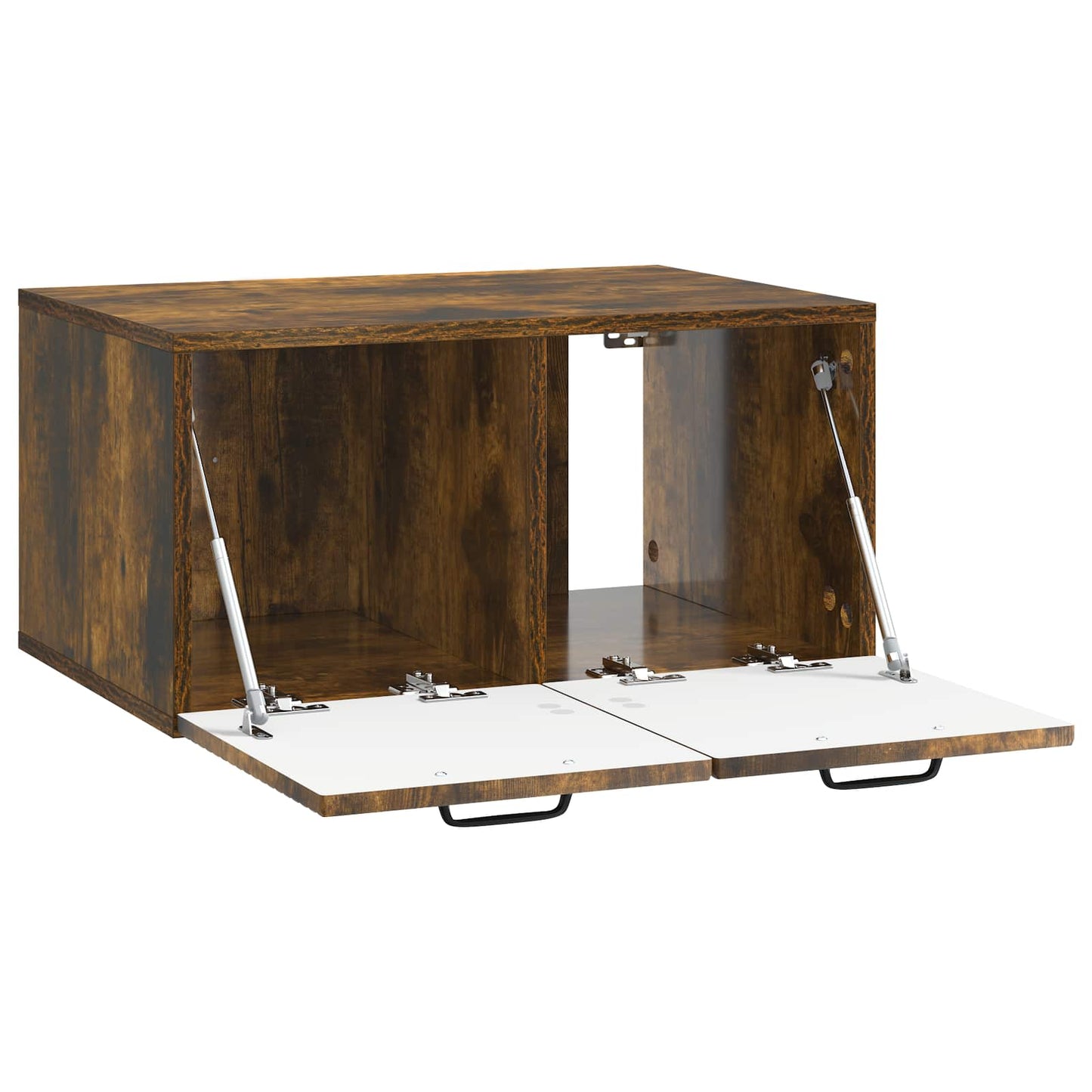 vidaXL Wall-Mounted TV Cabinet Smoked Oak 59.5 x 41 x 30 cm