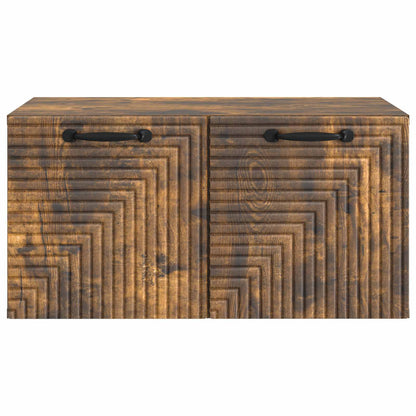 vidaXL Wall-Mounted TV Cabinet Smoked Oak 59.5 x 41 x 30 cm