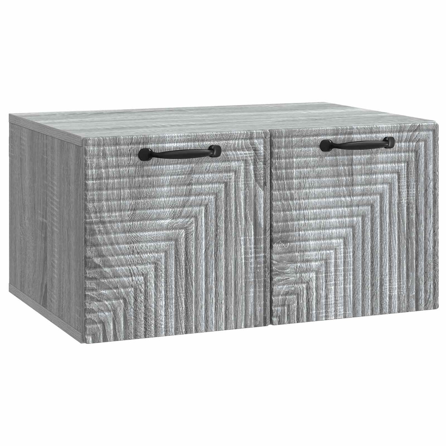 vidaXL Wall-Mounted TV Cabinet Grey Sonoma 59.5 x 41 x 30 cm