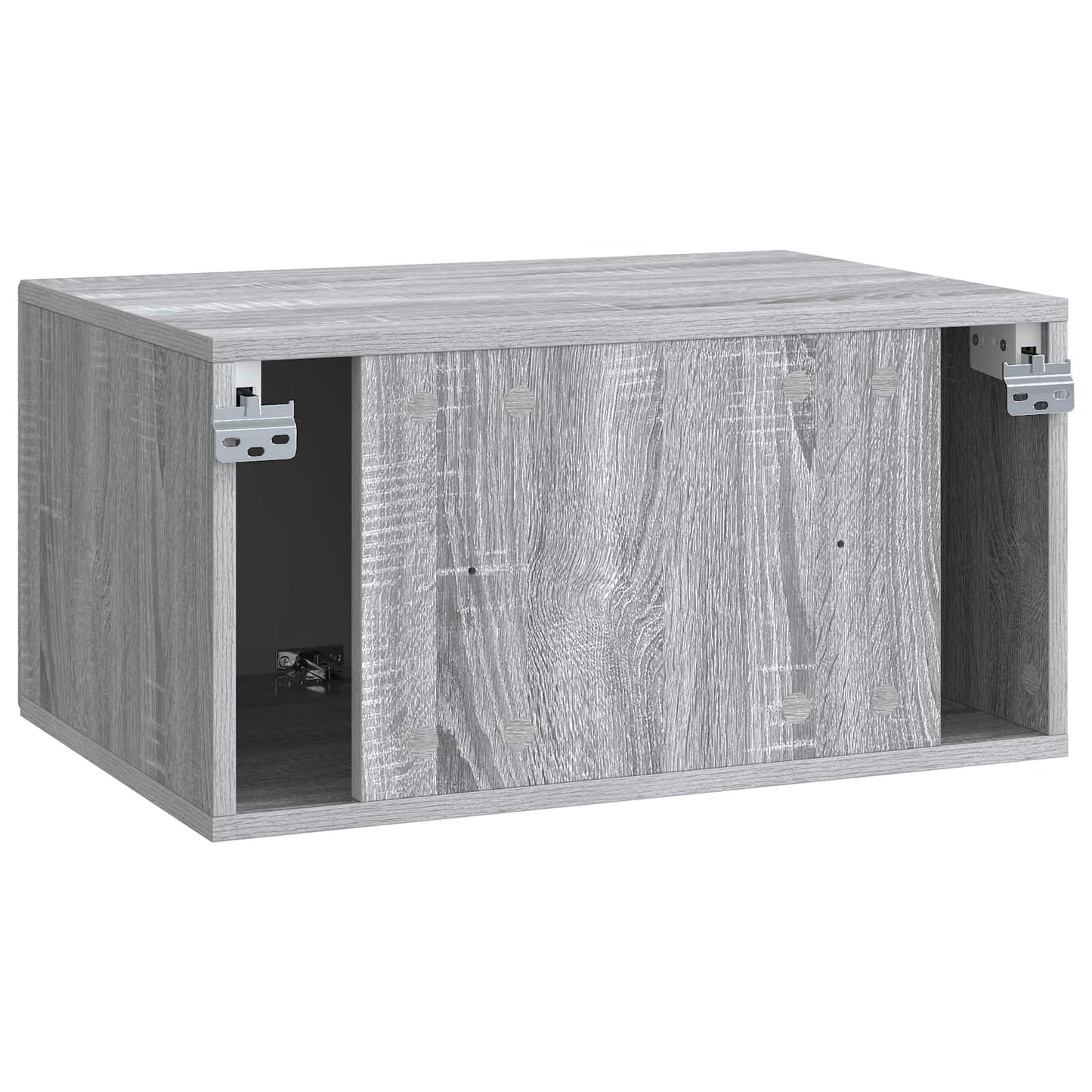 vidaXL Wall-Mounted TV Cabinet Grey Sonoma 59.5 x 41 x 30 cm