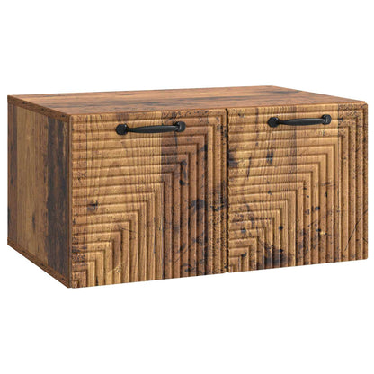 vidaXL Wall-Mounted TV Cabinet Wall-mounted Old Wood 59.5 x 41 x 30 cm