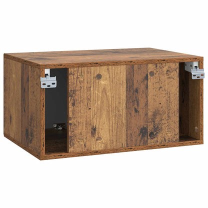 vidaXL Wall-Mounted TV Cabinet Wall-mounted Old Wood 59.5 x 41 x 30 cm