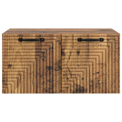 vidaXL Wall-Mounted TV Cabinet Wall-mounted Old Wood 59.5 x 41 x 30 cm