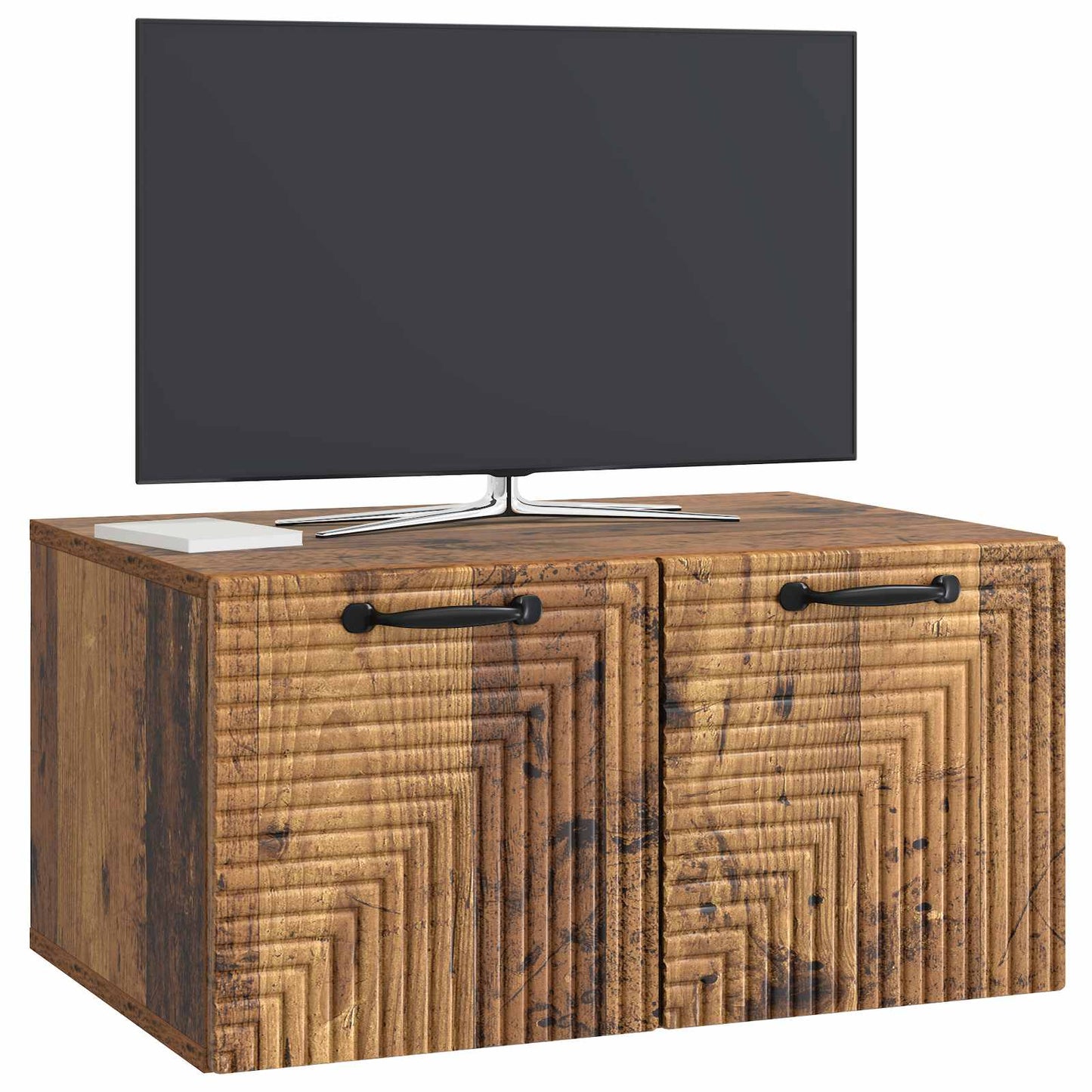 vidaXL Wall-Mounted TV Cabinet Wall-mounted Old Wood 59.5 x 41 x 30 cm