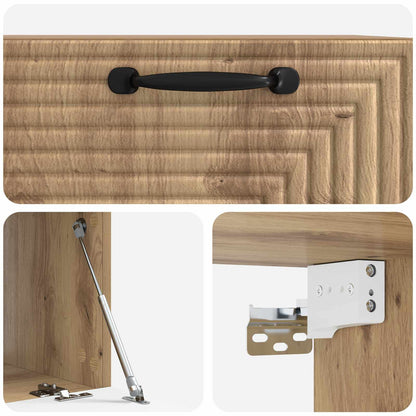 vidaXL Wall-Mounted TV Cabinet 59.5 x 41 x 30 cm Artisan Oak
