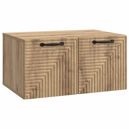 vidaXL Wall-Mounted TV Cabinet 59.5 x 41 x 30 cm Artisan Oak