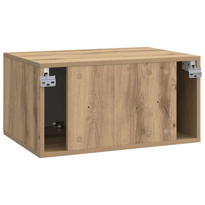 vidaXL Wall-Mounted TV Cabinet 59.5 x 41 x 30 cm Artisan Oak