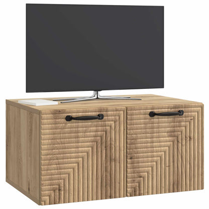 vidaXL Wall-Mounted TV Cabinet 59.5 x 41 x 30 cm Artisan Oak