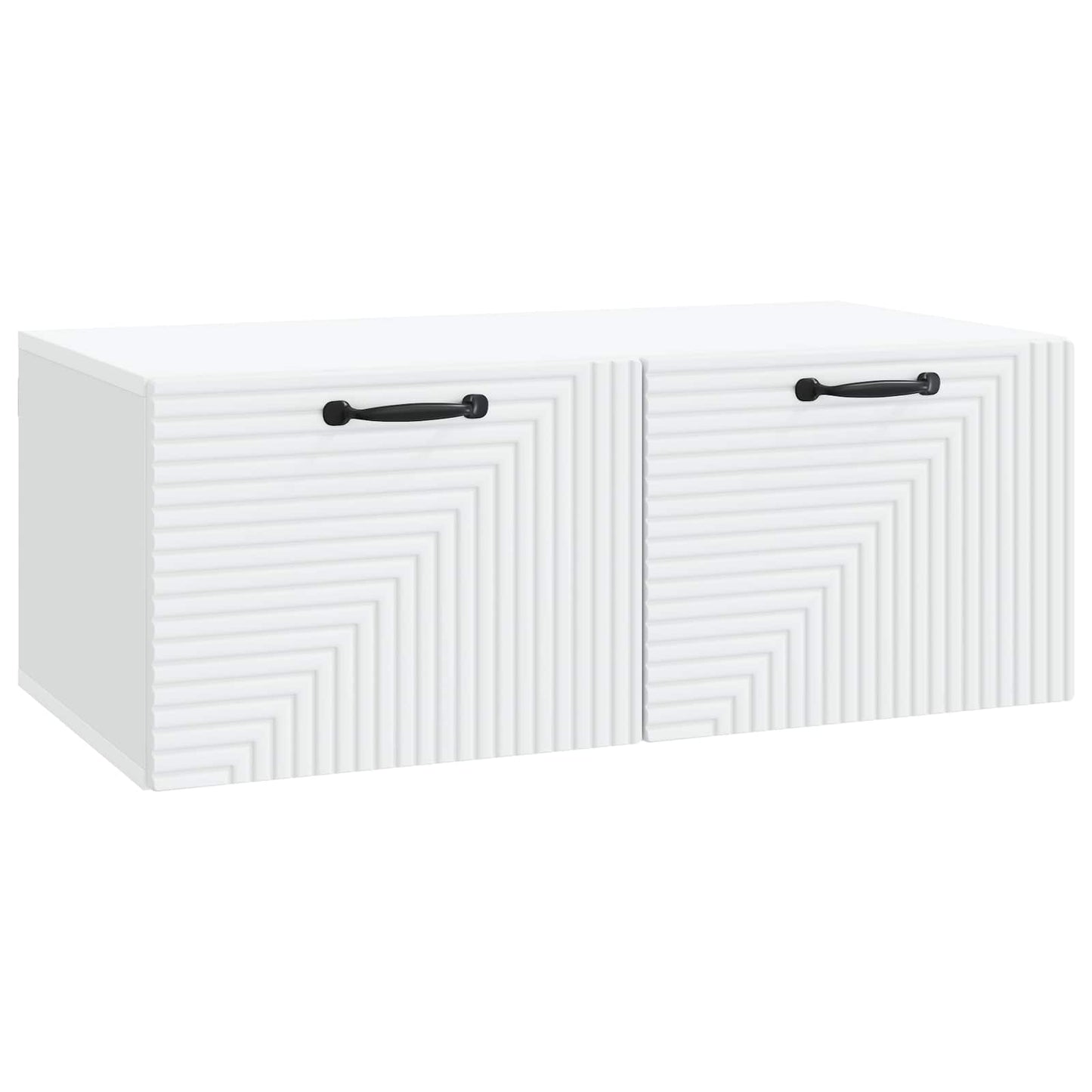 vidaXL Wall-Mounted TV Cabinet White 78.5 x 41 x 30 cm Engineered Wood