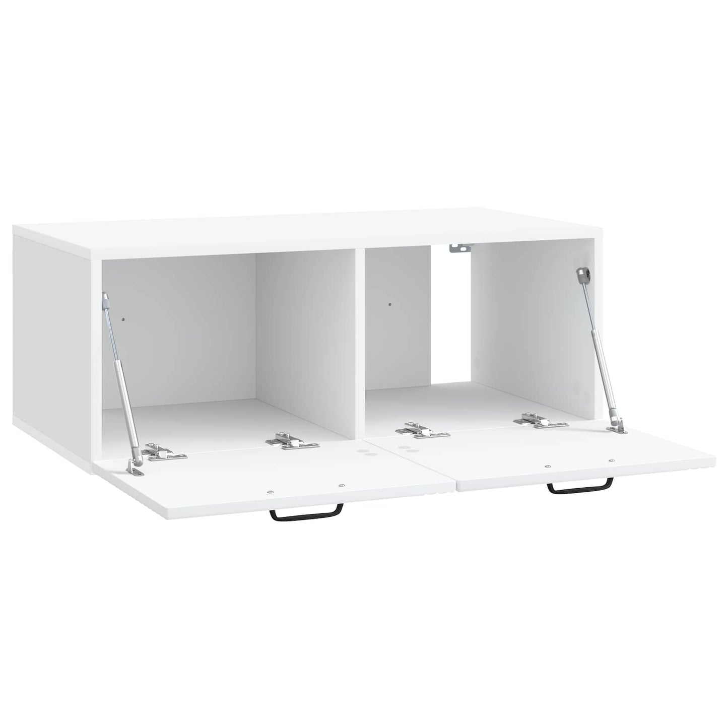 vidaXL Wall-Mounted TV Cabinet White 78.5 x 41 x 30 cm Engineered Wood