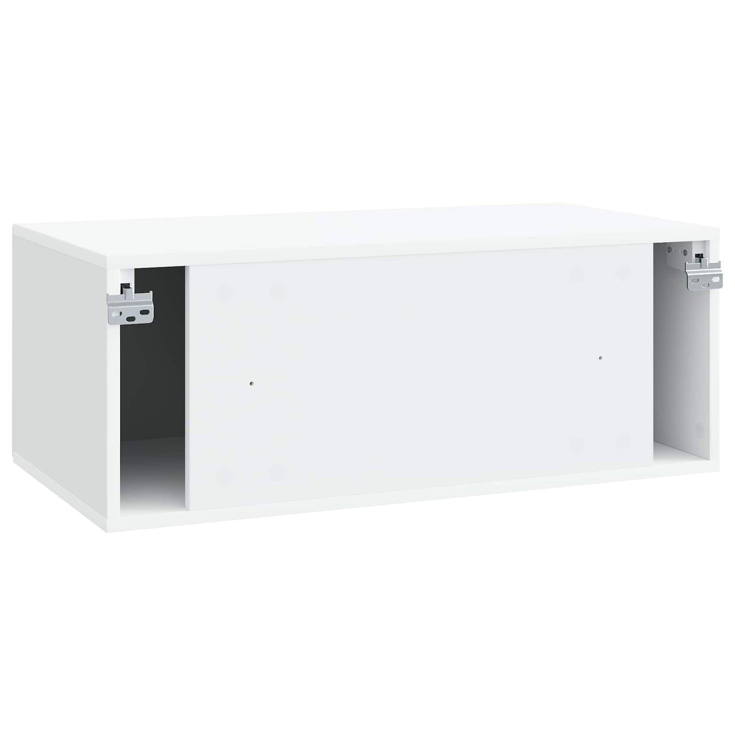 vidaXL Wall-Mounted TV Cabinet White 78.5 x 41 x 30 cm Engineered Wood