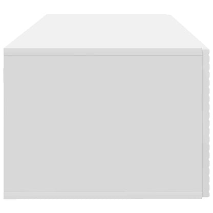 vidaXL Wall-Mounted TV Cabinet White 78.5 x 41 x 30 cm Engineered Wood