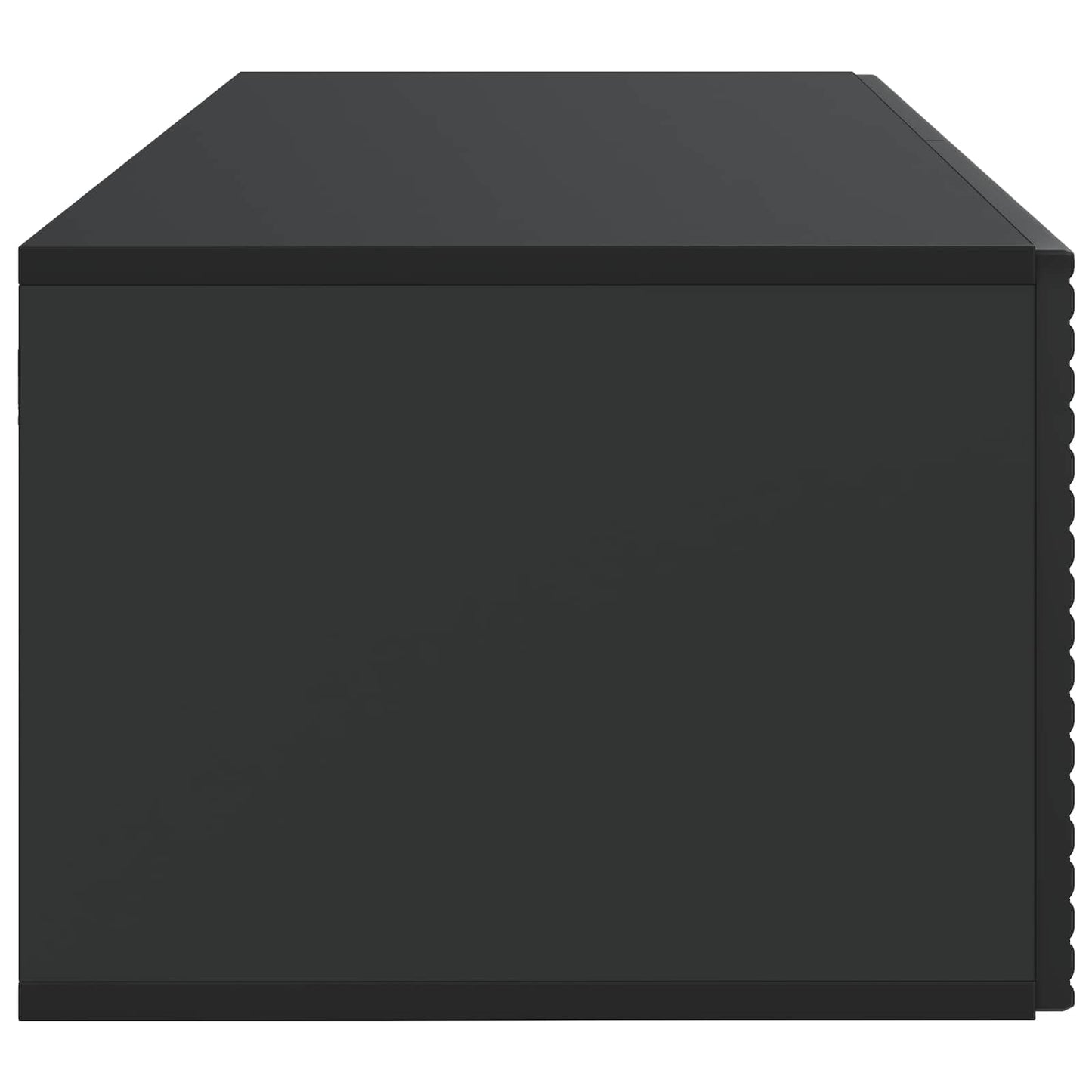 vidaXL Wall-Mounted TV Cabinet Black 78.5 x 41 x 30 cm Engineered Wood