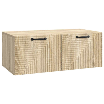 vidaXL Wall-Mounted TV Cabinet Sonoma Oak 78.5 x 41 x 30 cm