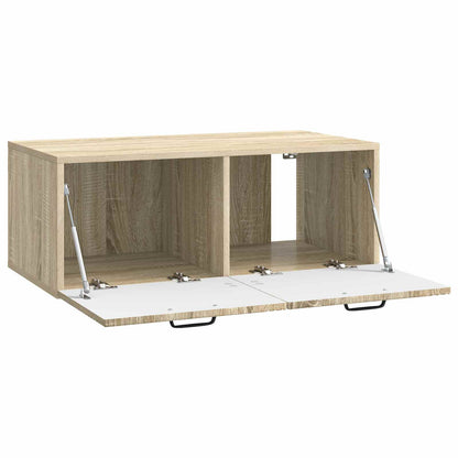 vidaXL Wall-Mounted TV Cabinet Sonoma Oak 78.5 x 41 x 30 cm