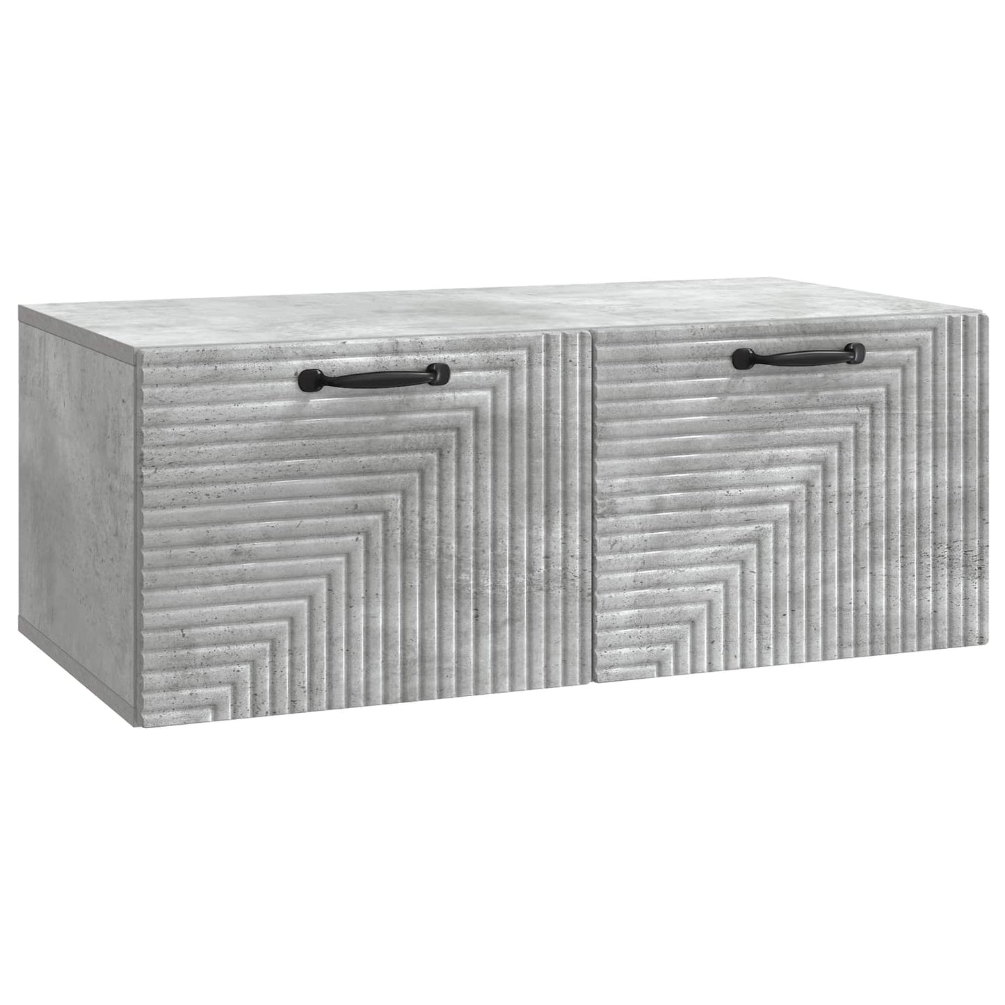 vidaXL Wall-Mounted TV Cabinet Concrete Grey 78.5 x 41 x 30 cm