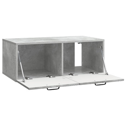 vidaXL Wall-Mounted TV Cabinet Concrete Grey 78.5 x 41 x 30 cm