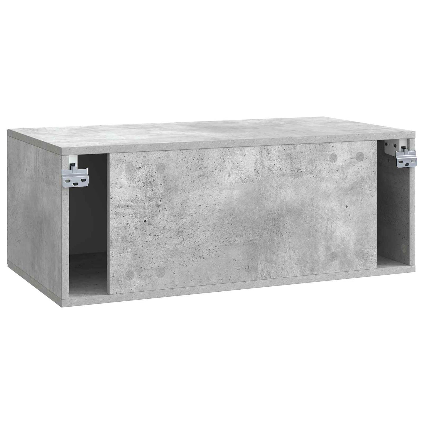 vidaXL Wall-Mounted TV Cabinet Concrete Grey 78.5 x 41 x 30 cm