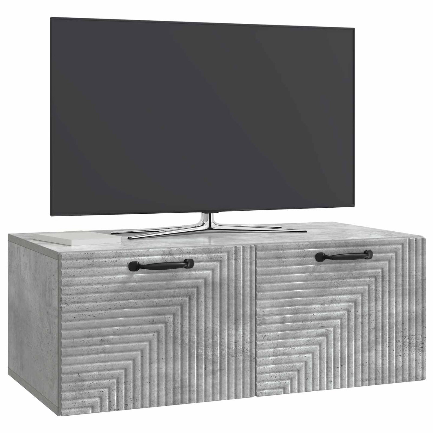 vidaXL Wall-Mounted TV Cabinet Concrete Grey 78.5 x 41 x 30 cm