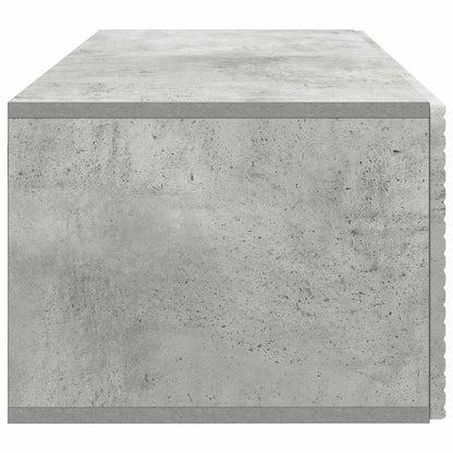 vidaXL Wall-Mounted TV Cabinet Concrete Grey 78.5 x 41 x 30 cm