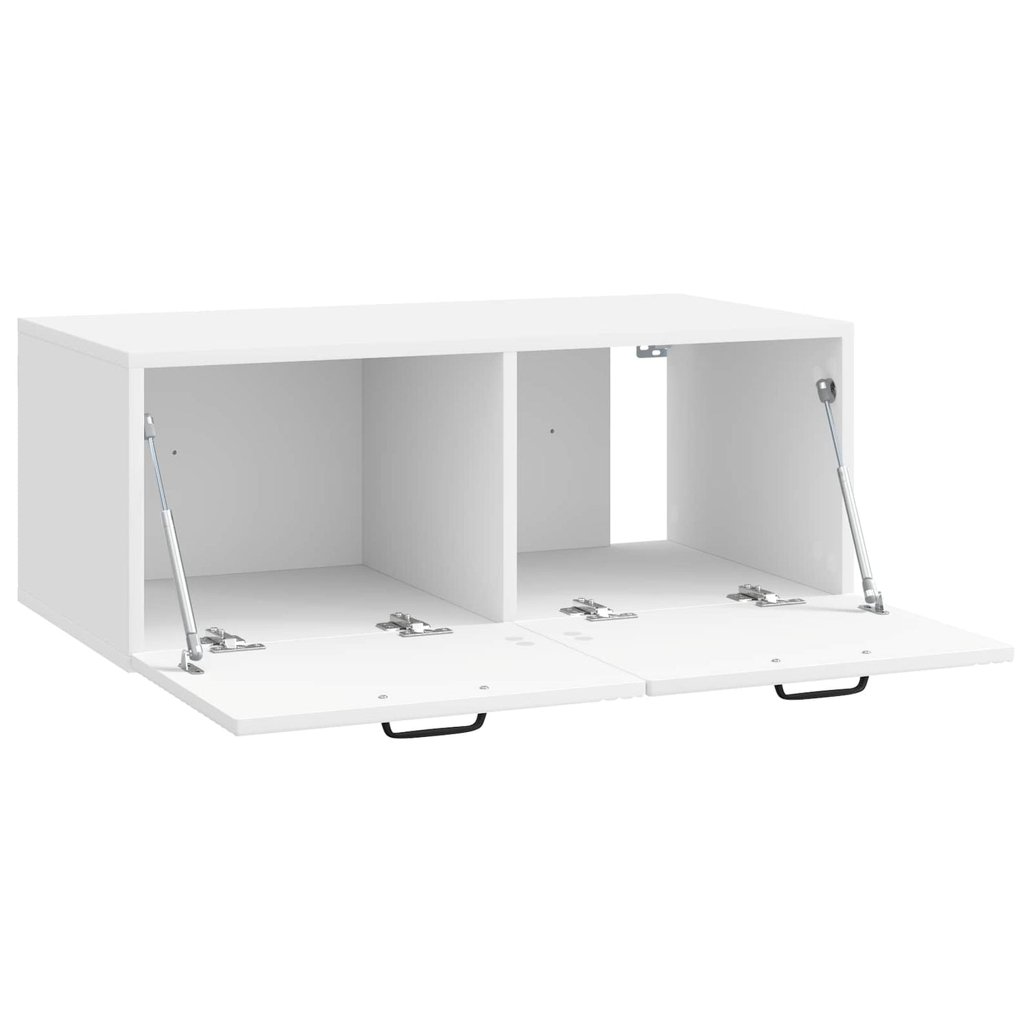 vidaXL Wall-Mounted TV Cabinet High Gloss White 78.5 x 41 x 30 cm