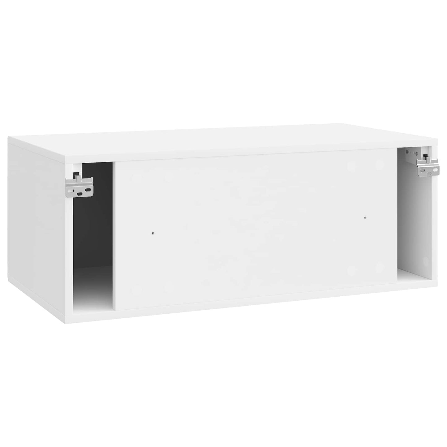 vidaXL Wall-Mounted TV Cabinet High Gloss White 78.5 x 41 x 30 cm