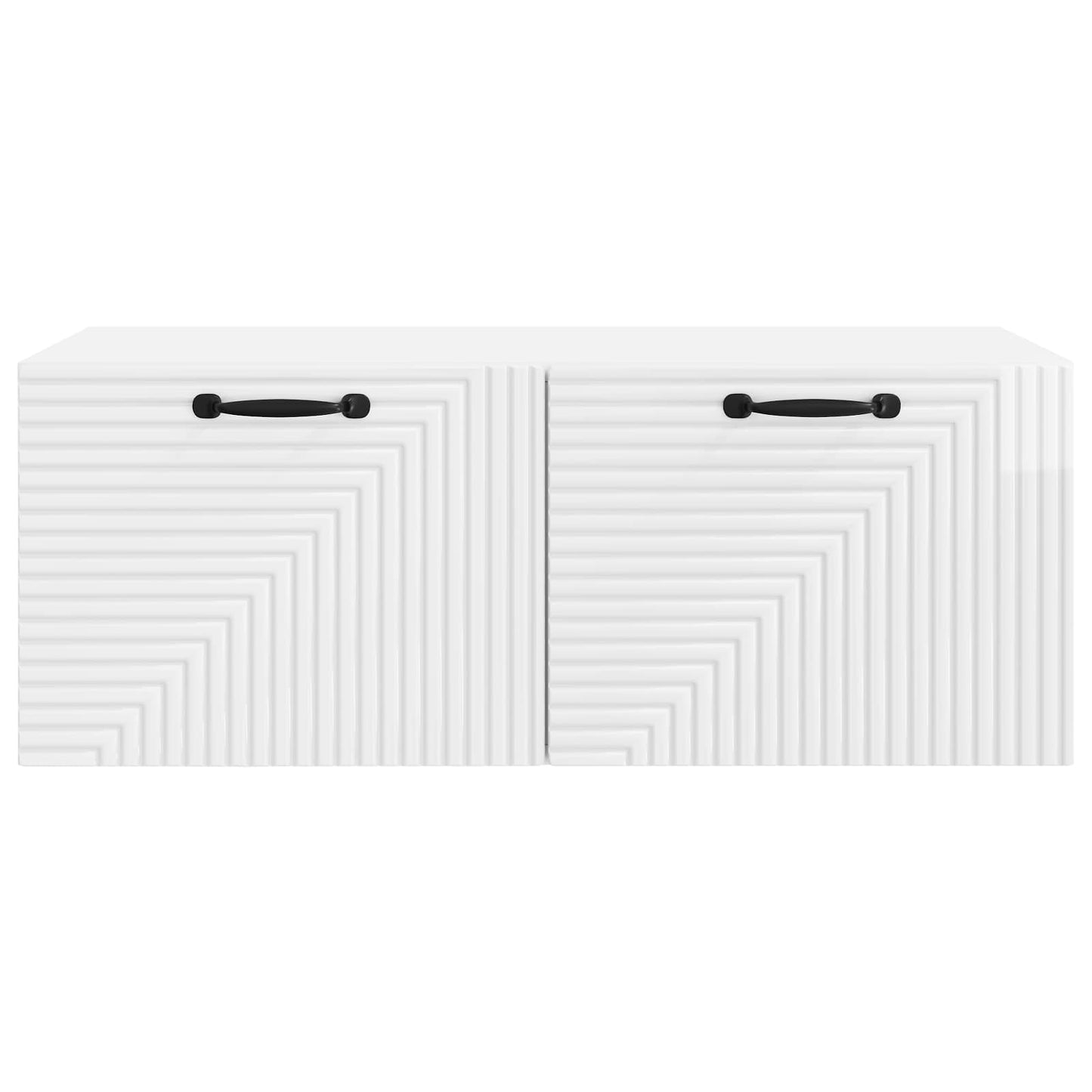 vidaXL Wall-Mounted TV Cabinet High Gloss White 78.5 x 41 x 30 cm