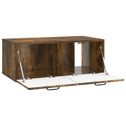 vidaXL Wall-Mounted TV Cabinet Smoked Oak 78.5 x 41 x 30 cm