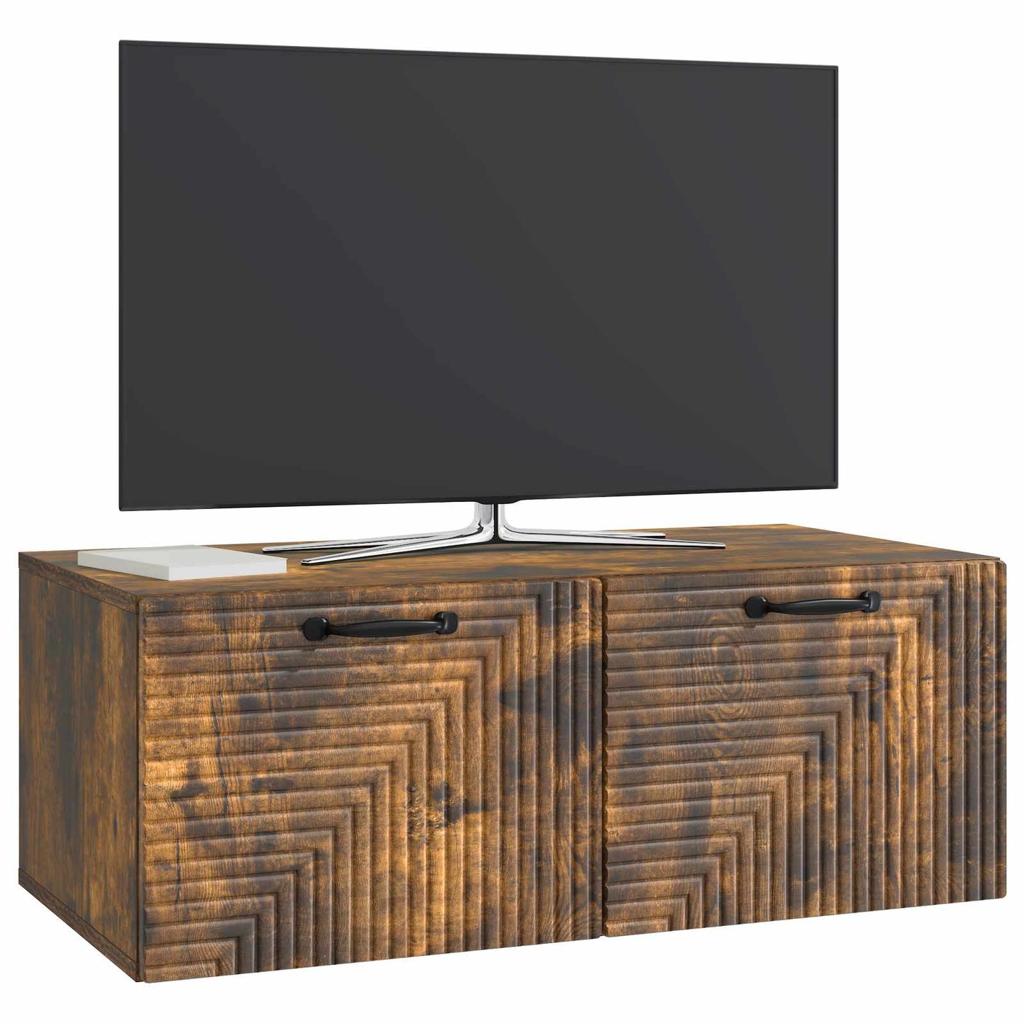 vidaXL Wall-Mounted TV Cabinet Smoked Oak 78.5 x 41 x 30 cm