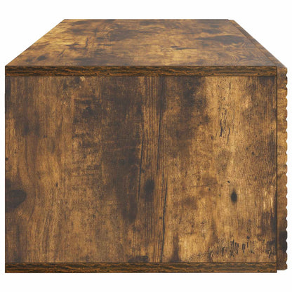 vidaXL Wall-Mounted TV Cabinet Smoked Oak 78.5 x 41 x 30 cm