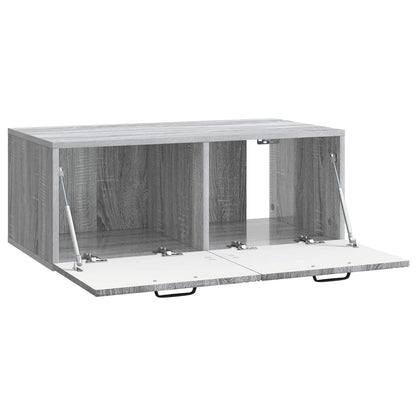 vidaXL Wall-Mounted TV Cabinet Grey Sonoma 78.5 x 41 x 30 cm
