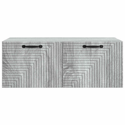 vidaXL Wall-Mounted TV Cabinet Grey Sonoma 78.5 x 41 x 30 cm