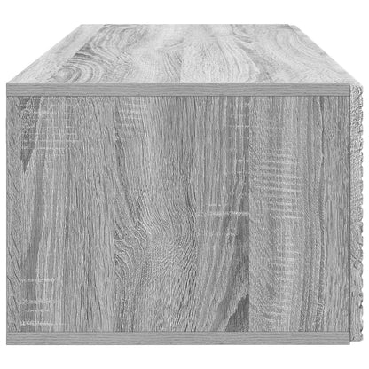vidaXL Wall-Mounted TV Cabinet Grey Sonoma 78.5 x 41 x 30 cm