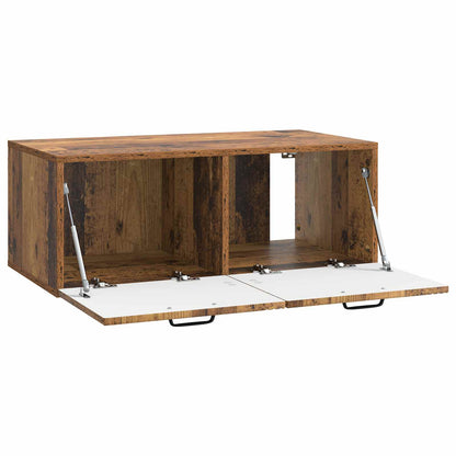 vidaXL Wall-Mounted TV Cabinet Wall-mounted Old Wood 78.5 x 41 x 30 cm