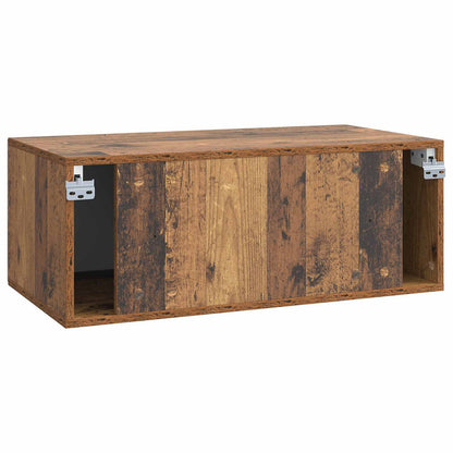 vidaXL Wall-Mounted TV Cabinet Wall-mounted Old Wood 78.5 x 41 x 30 cm