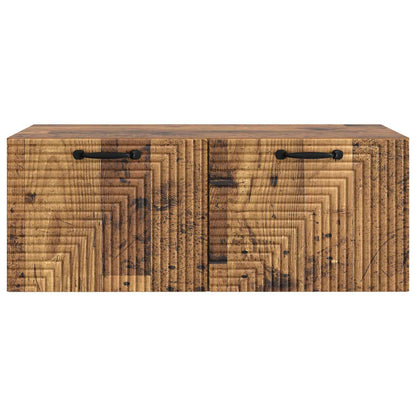 vidaXL Wall-Mounted TV Cabinet Wall-mounted Old Wood 78.5 x 41 x 30 cm
