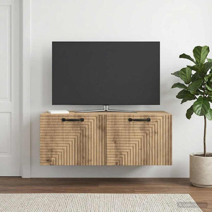vidaXL Wall-Mounted TV Cabinet 78.5 x 41 x 30 cm Artisan Oak