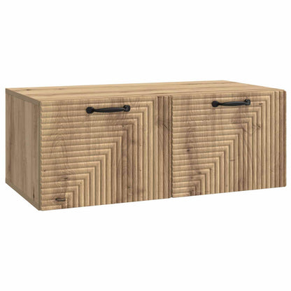 vidaXL Wall-Mounted TV Cabinet 78.5 x 41 x 30 cm Artisan Oak