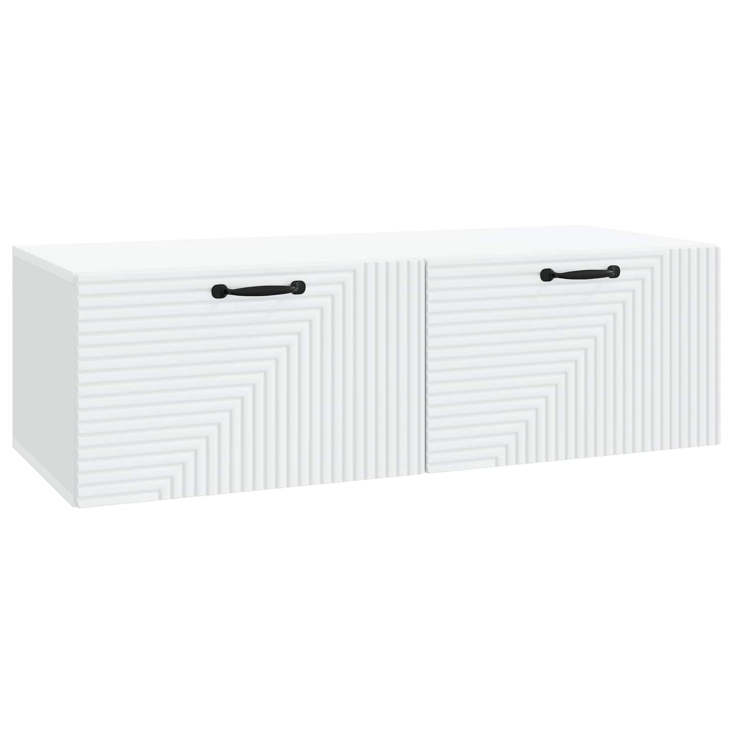 vidaXL Wall-Mounted TV Cabinet White 98 x 41 x 30 cm Engineered Wood