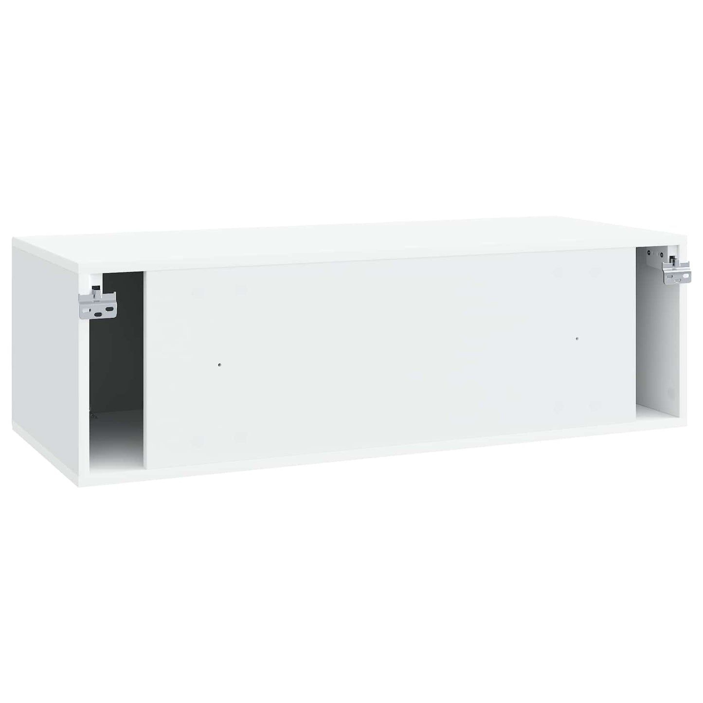 vidaXL Wall-Mounted TV Cabinet White 98 x 41 x 30 cm Engineered Wood