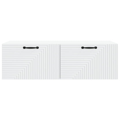 vidaXL Wall-Mounted TV Cabinet White 98 x 41 x 30 cm Engineered Wood