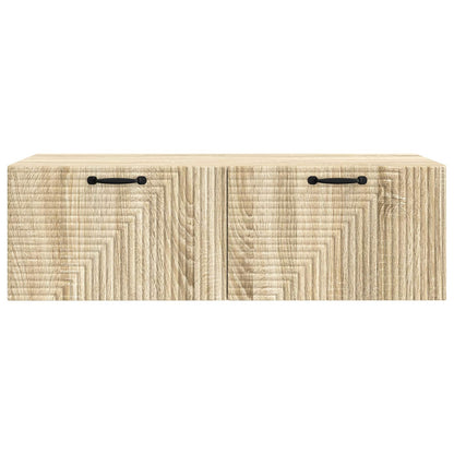 vidaXL Wall-Mounted TV Cabinet Wall-mounted Sonoma Oak 98 x 41 x 30 cm